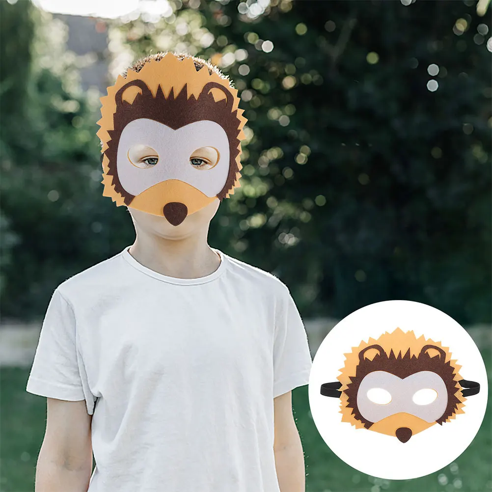 

5Pcs Animal Mask Premium Quality Non-Woven Fabric Cute Animal Design for Children's Party Favors Halloween Events