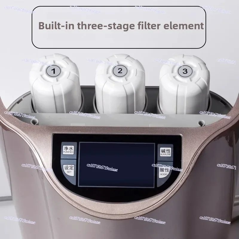 Household Hydrogen Electrolyzer Alkaline Water Small Molecule Water Ion Soda L520 Machine for Health Drinking Water Production
