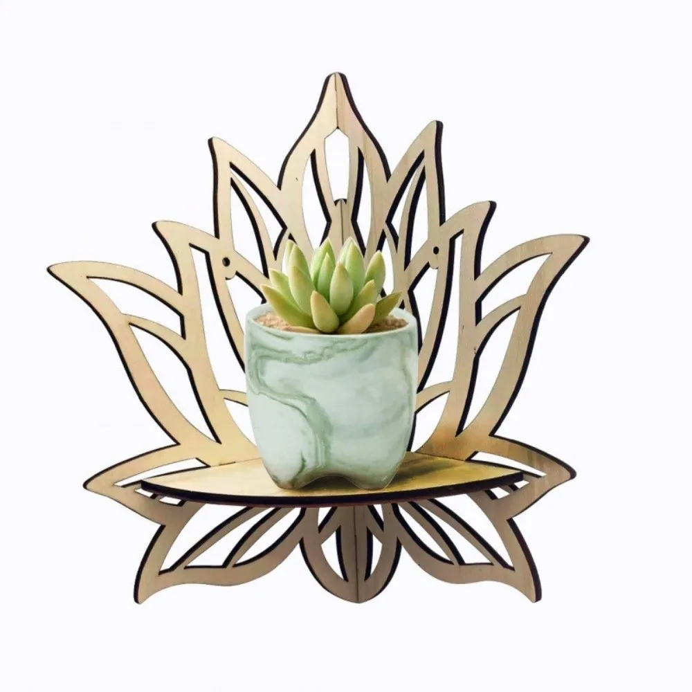 Hollowed Out Butterfly Shaped Shelf Artistic Home Decor Flower Wall Shelf Wall-Mounted Decorative Wall Bracket Home Decor