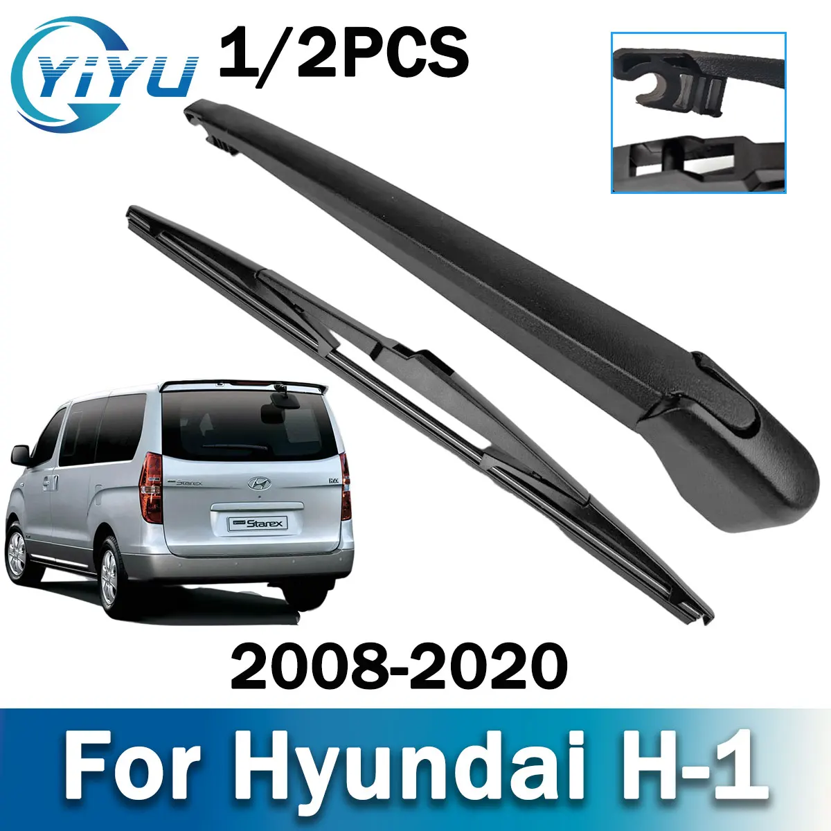 

1/2PCS Car Rear Wiper Arm Wiper Blade For Hyundai H-1 2008-2020 Car Windshield Windscreen Wipers Brushes Accessories