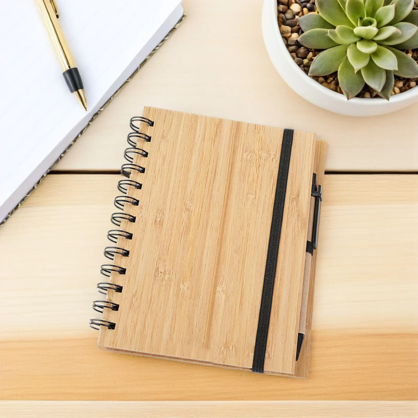 3pcs-bamboo-cover-notebook-set-with-pen-lined-spiral-journal-for-office-school-work-study-note-taking-portable-reusable-notepad