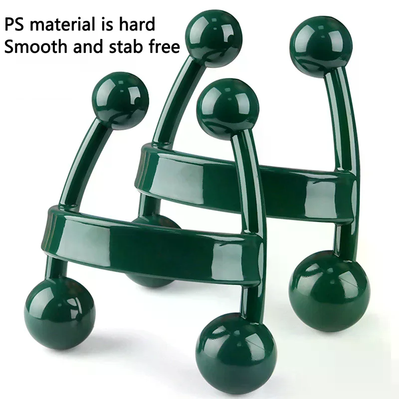 H Shape Trigger Point Body Massager For Body Deep Tissue Massage Portable Handheld Massaging Tool For Trapezius Waist Back Hands
