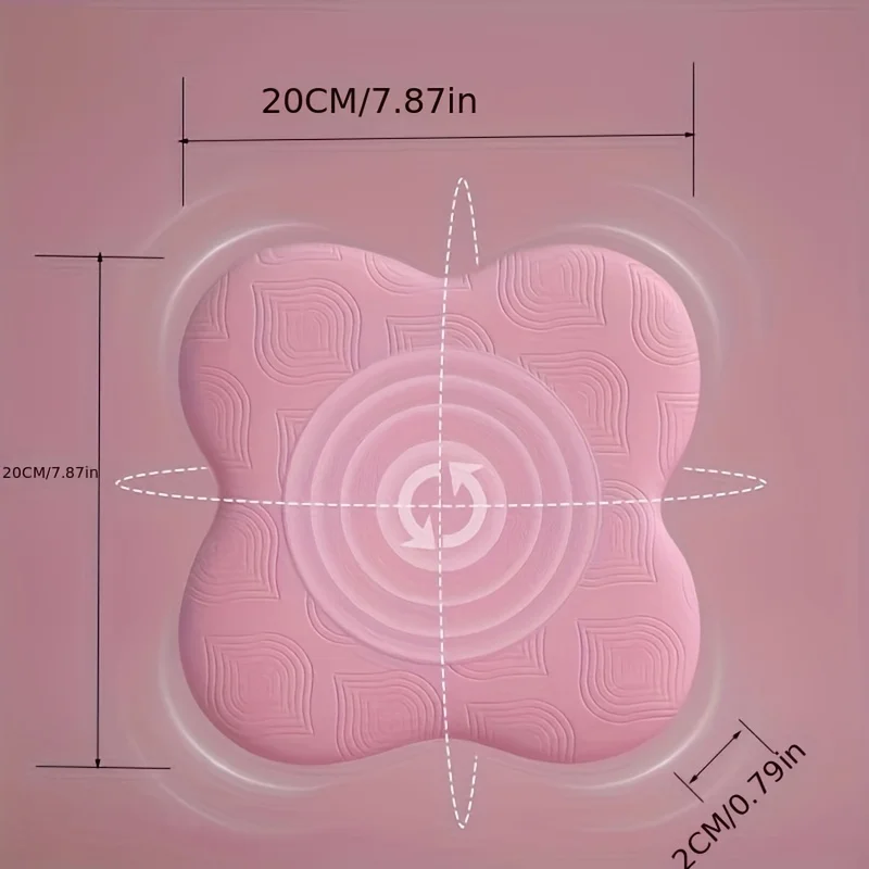 

2pcs Yoga Kneeling Pad, PU Thickened Non-slip Fitness Flat Support Pad, Portable Knee Protector, Elbow Joint Protection Pad