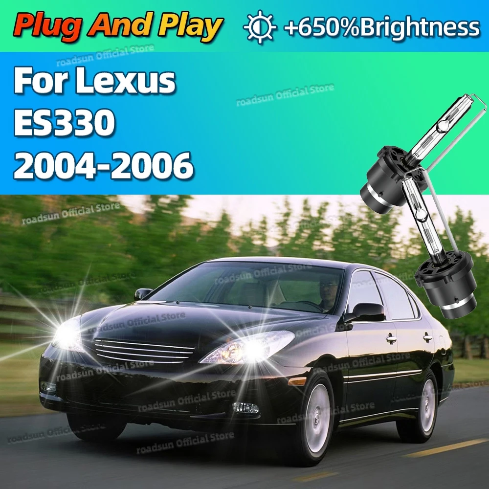 

2 шт. ксеноновые фары 35 Вт 6000 К белые автомобильные HID фары замена лампочек для Lexus ES330 2004 2005 2006 Plug and Play