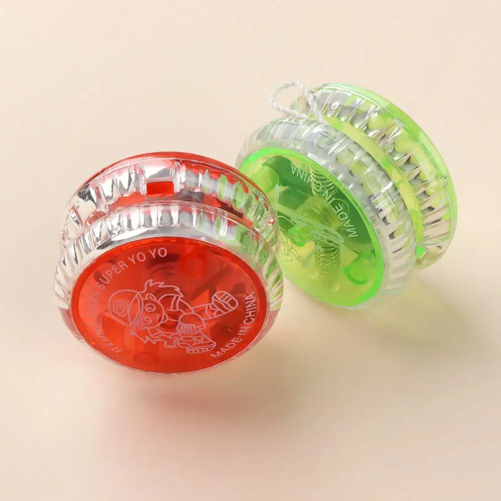 Plastic Children Gift Yoyo LED Flashing Classic Toy Hand-Eye Development