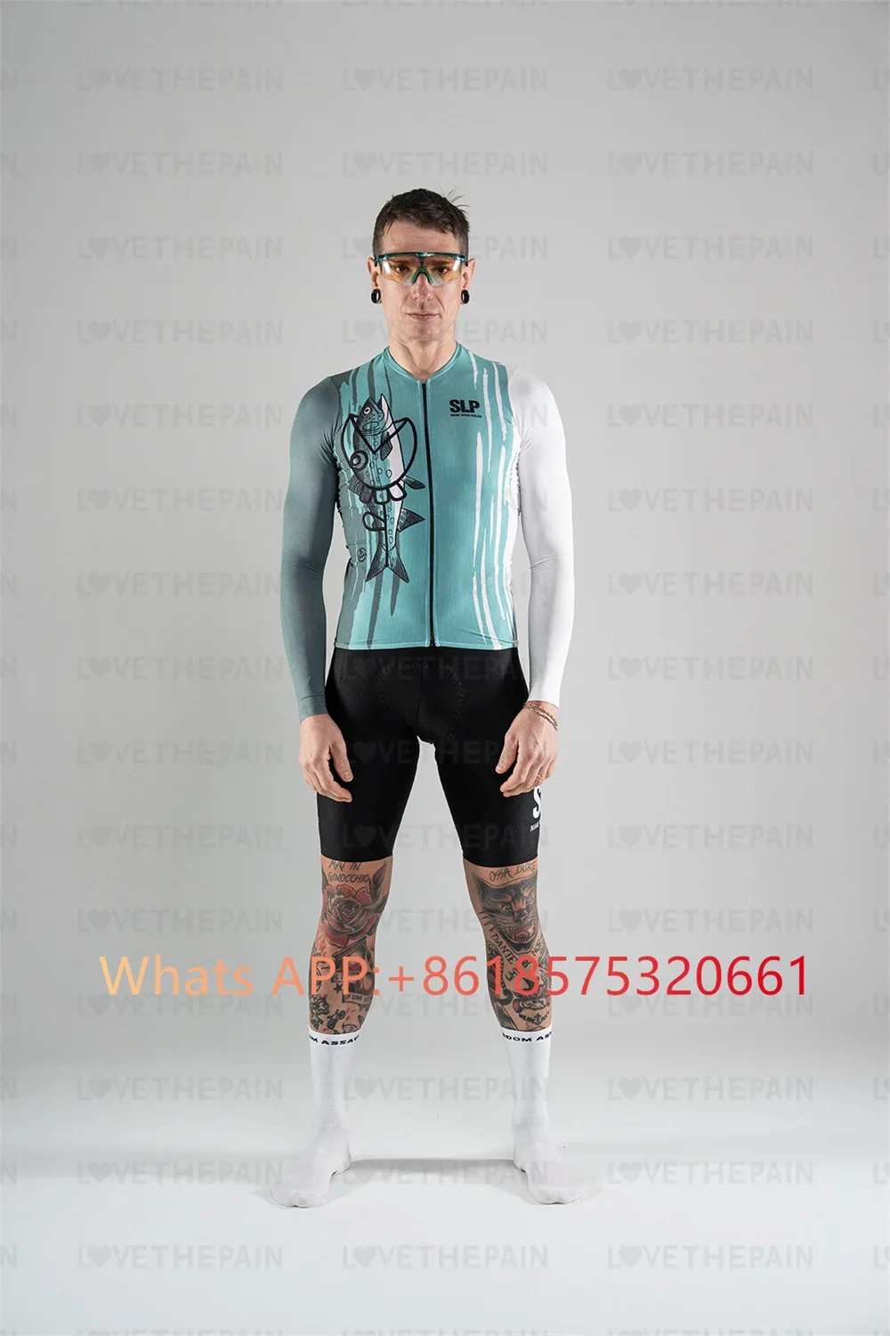 Slp Spring Autumn Men Thin Mountain Biking Set Cycling Suit Quick Drying Ropa Ciclismo Hombre MTB Long Cycling Jersey Suit 2024
