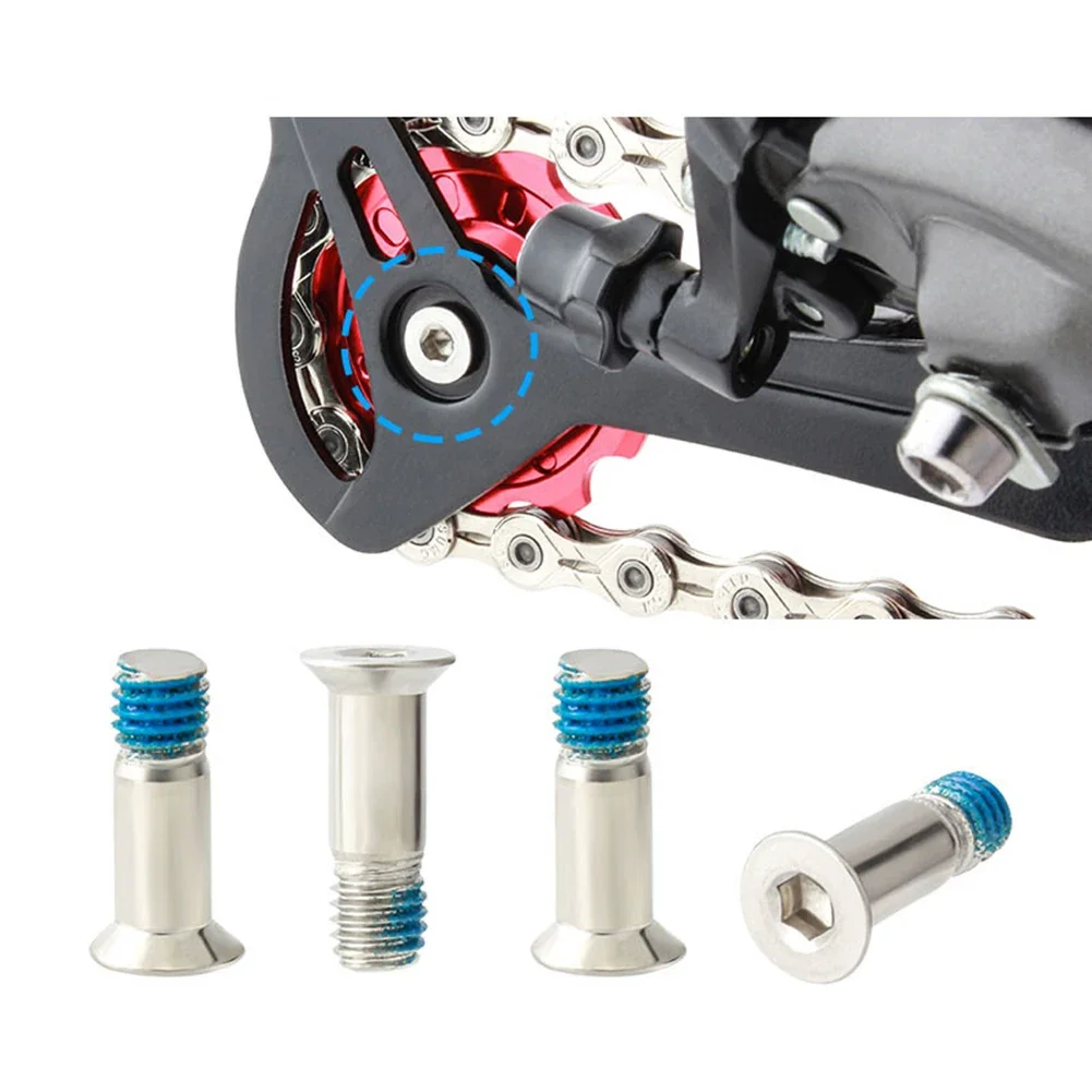 10pcs Rear Derailleur Wheel Pulley Screw Rear Derailleur Bolt Stainless Steel M5 Screws For Bicycle Rear Derailleur Pulley Parts