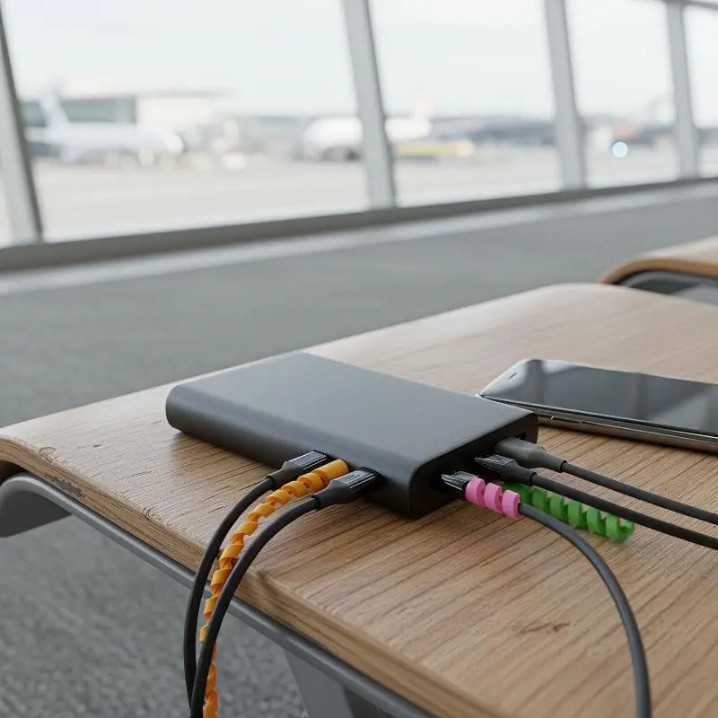 Silicone Spiral Cable Protector Tear Resistant Multicolor For Protecting Phone USB C Charging Cables