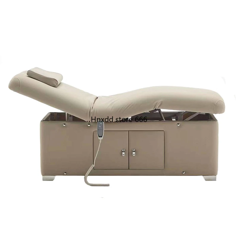 Electric beauty salon special widening massage bed