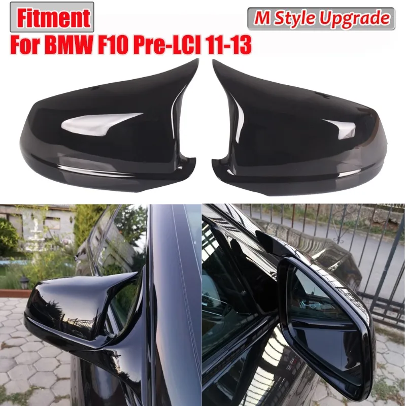 

Rearview Mirror Cap Side Mirror Cover For BMW 5 Series F10 F11 F18 Pre-LCI 2010-2013