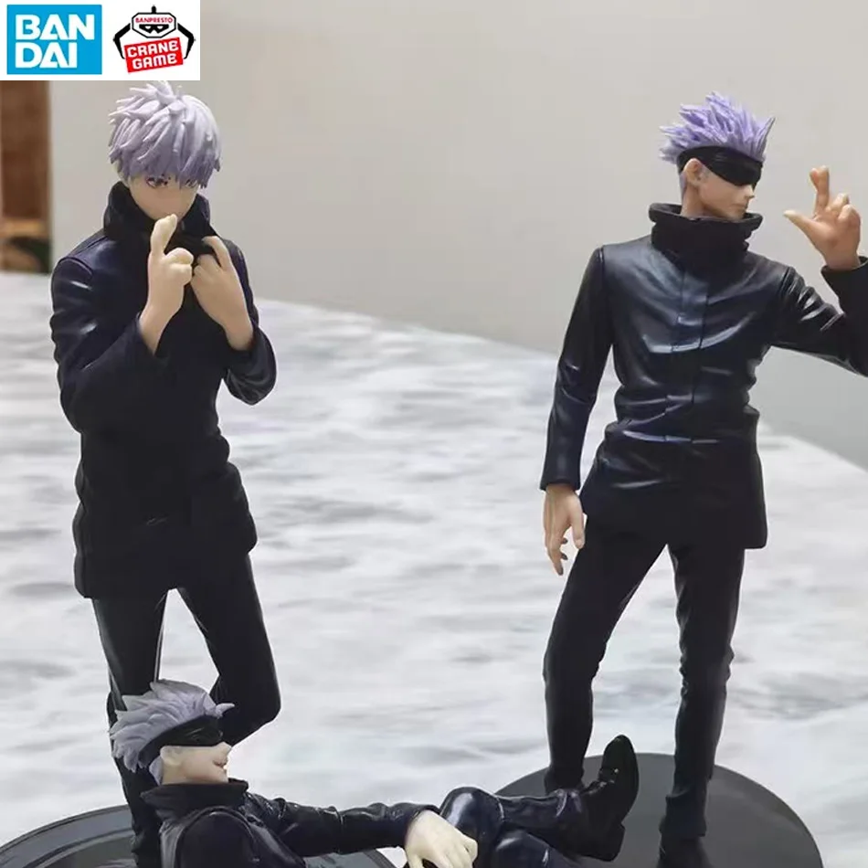 21cm Jujutsu Kaisen Anime-Figur Gojo Satoru Anime-Statue PVC-Actionfigur Sammlermodell Spielzeug Kinder-Ornament Puppen
