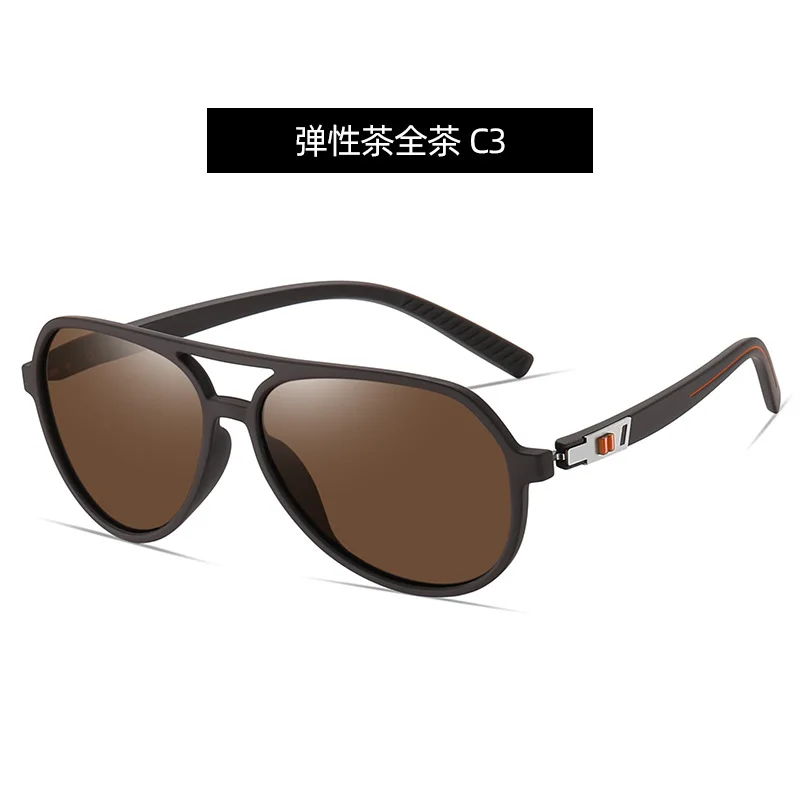 Modische Reisnagel-Doppelstrahl-Herren-Sonnenbrille, europäische und amerikanische Piloten-Sonnenbrille, grenzüberschreitende Reit-Sonnenbrille