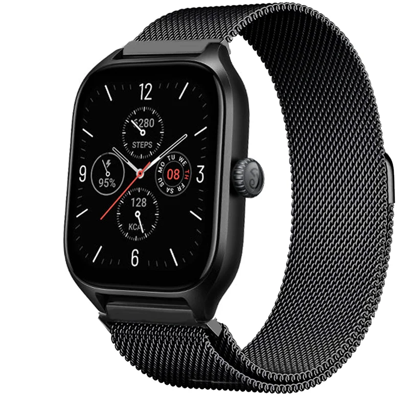 20mm/22mm Milanese band For Amazfit GTS/2/2e/3/4/GTS2 Mini/GTR 42mm/47mm/GTR2/3/4/Pro stratos Metal Bracelet Amazfit bip strap