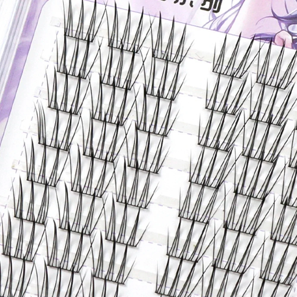 Kasetowe rzęsy rzęsa naturalna rozszerzenie klastra naturalna objętość pojedyncze rzęsy mieszanych tacków do makijaż rzęs narzędzi