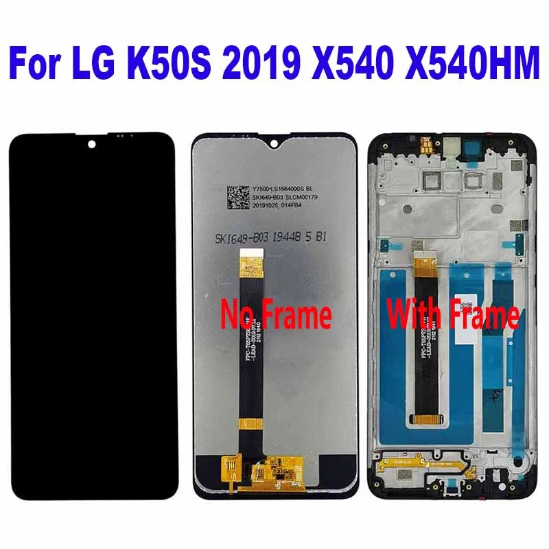 

For LG K50S 2019 X540 X540HM X540EMW X540BMW LCD Display Touch Screen Digitizer Assembly For LG K50S 2019 Replacement Accessory