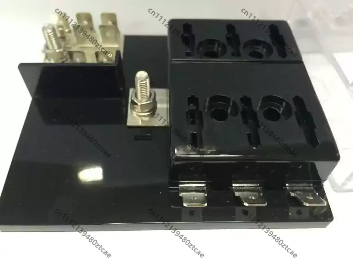 6 Way One In Six Out Fuse Distribution Box With Ground Protection Multi Circuit Holder For Off-road Vehicle
