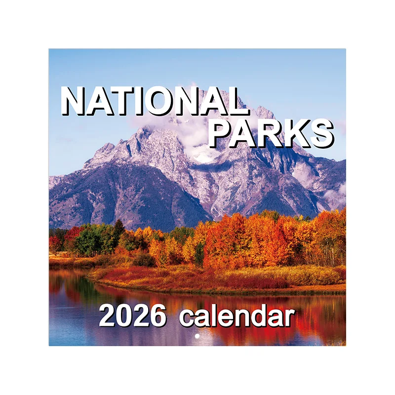 

2026 National Parks Wall Calendar - Heavy-Duty Writing Paper Planner with U.S. Parks like Glacier, Monthly View