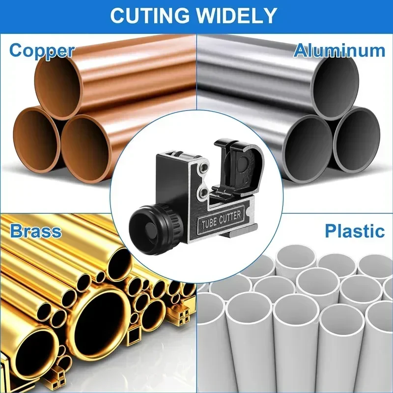 Imagem -05 - Mini Pipe Cutter Tool Corte de Cobre Latão Pvc Plástico Alumínio Aço Inoxidável
