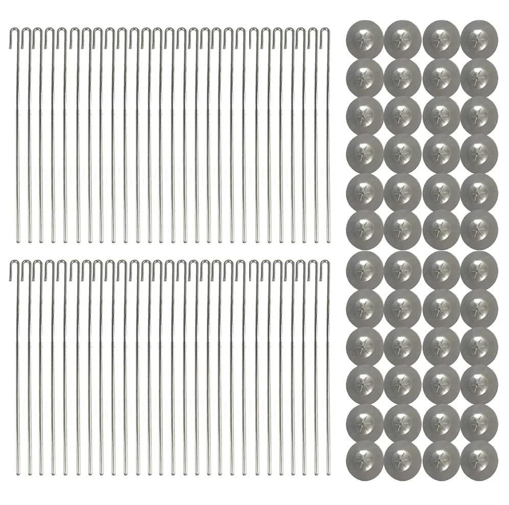 50/100/150/200 Sets Solar Panel Guard Fastener Clips,Stainless Steel Wire Fence Fasteners Guard Roll Kit for Solar Panel clips