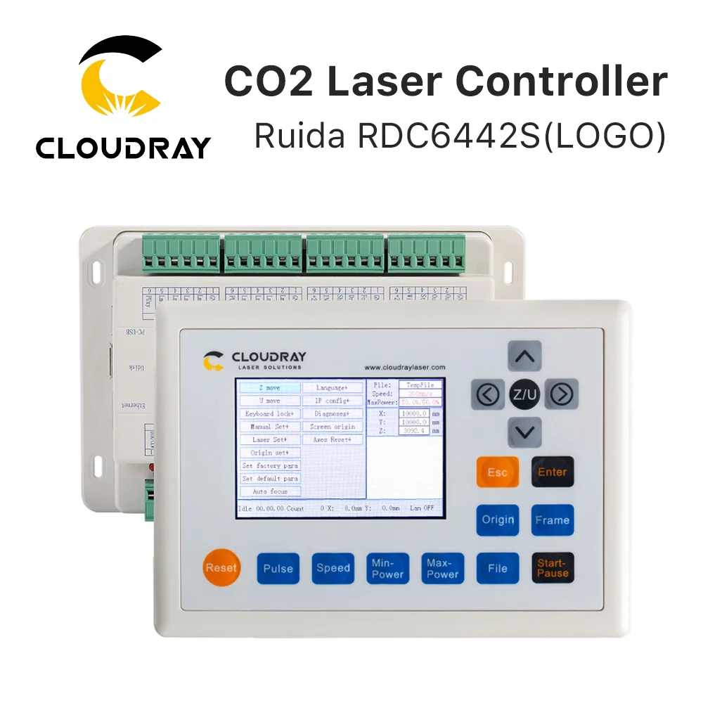 Cloudray-Controlador láser para máquina de grabado y corte, herramienta de control láser DSP Ruida RD RDC6442G Co2 adecuada para actividades de