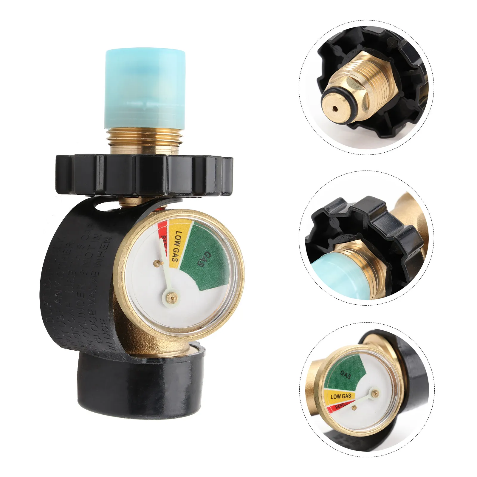 1Pcs Sturdy Propane Reduced Pressure Connector Made of High Quality Metal Quick Connect Disconnect for Propane Regulator Tanks