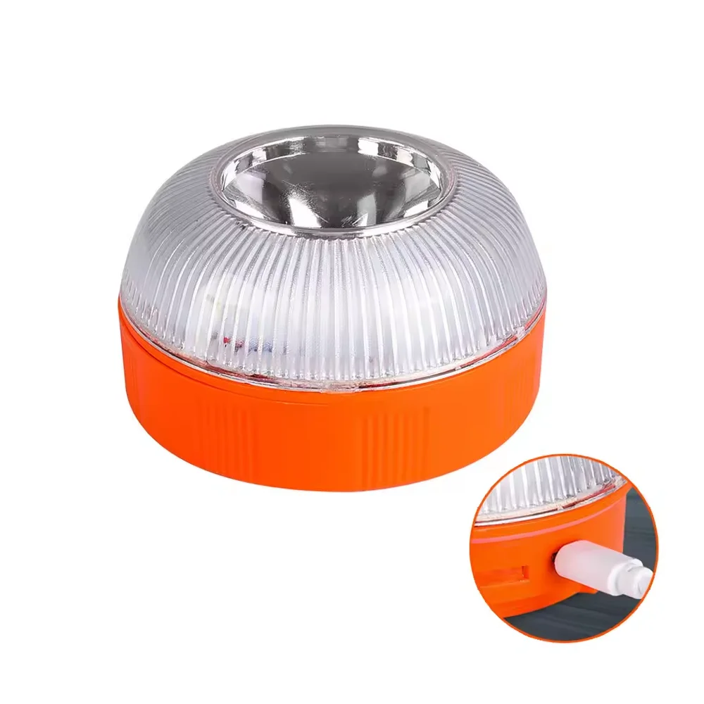 Élargies de sécurité routière LED V16 – Conception rechargeable, support magnétique pour avertissement de route, stroboscope d'urgence de voiture et lampe de travail