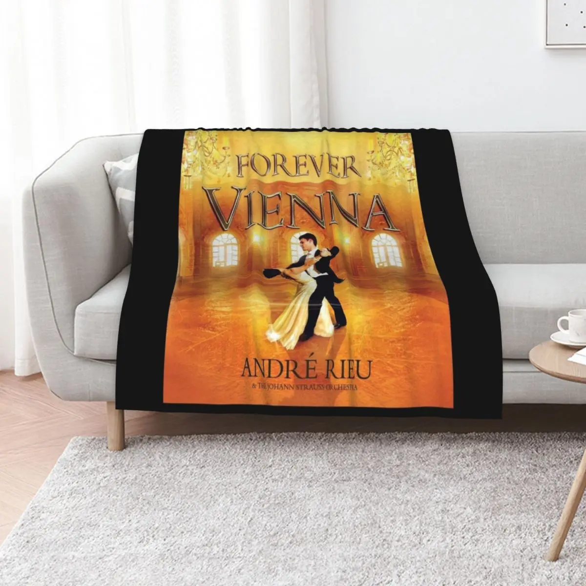 

Andre Rieu forever vienna Throw Blanket Quilt Bed Fashionable Cute Plaid bed plaid Blankets