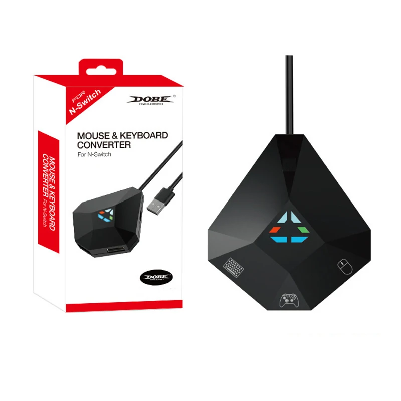Adaptador de teclado y mouse para Nintendo Switch/Xbox One/Xbox 360/PS4/PS3, convertidor de consola Plug&Play para juegos FPS, TPS, RPG