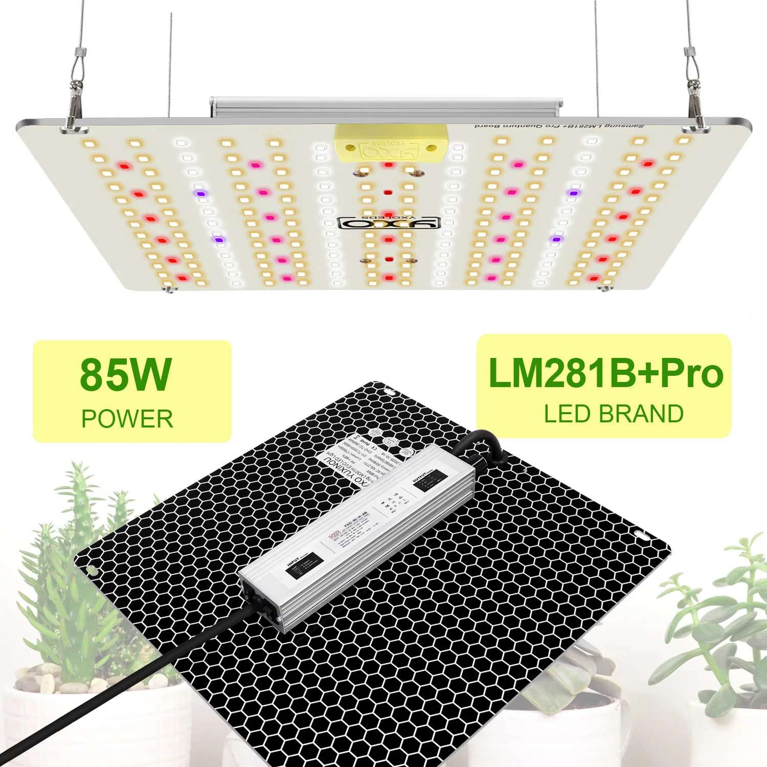 

Светодиодная лампа для растений 85W 240W 320W LED LM301H EVO, 3000K 5000K, с регулировкой яркости, для гидропоники и домашнего садоводства