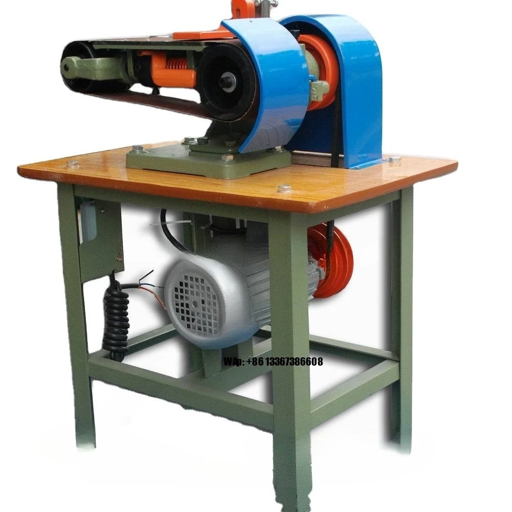 Wide Belt Sander(Vertical Type ) Belt Grinding and Polishing Machine Small Sand Belt Polishing Machine
