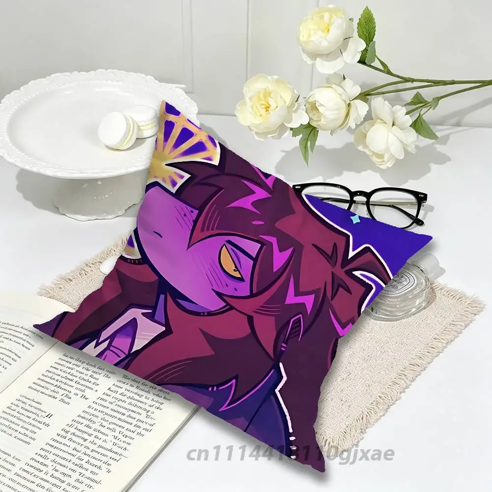 S-Susie D-Deltarune Pillow Case For Home Bedroom Car Office Decoration Living Room Sofa Cushion Cover Suitable