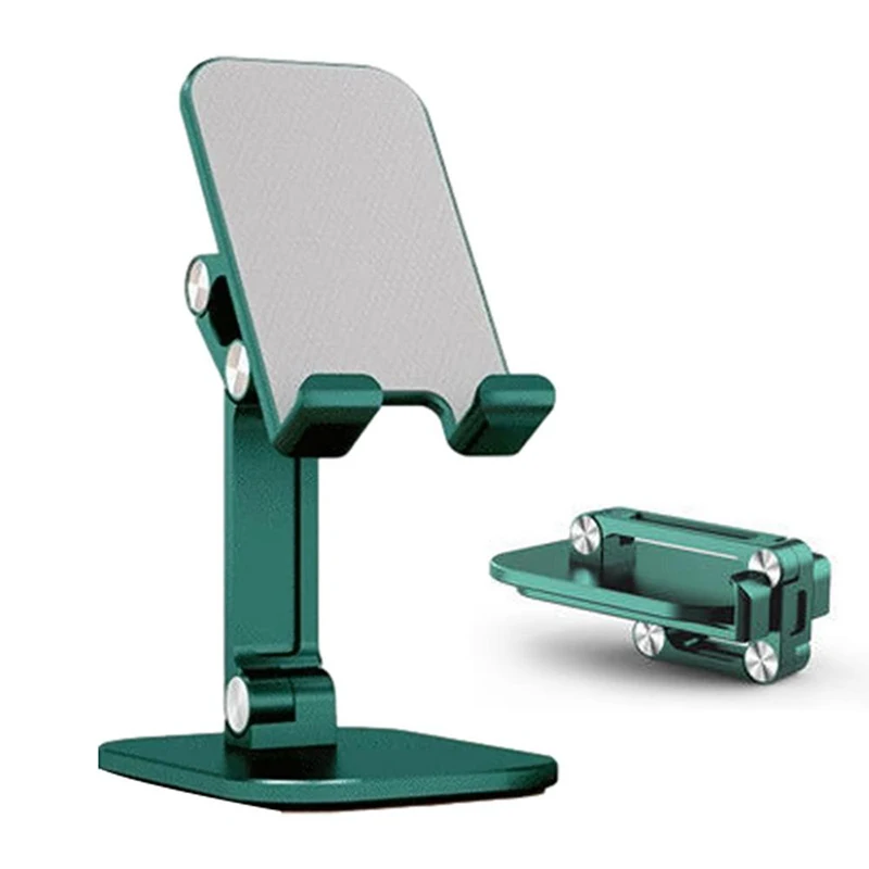 Three Sections Foldable Mobile Phone Holder Desktop Tablet Holder For IPhone 15 IPad Samsung Xiaomi Universal Table Phone Stand