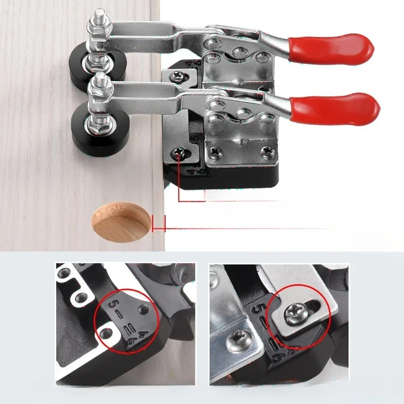 Factory Direct 2026 Woodworking 35mm hinge hole opener Cabinet door panel Hinge punching Positioner Hinge drilling Installation