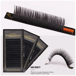 All Sizes Matte Black Individual Eyelash Extension Russian Volume Korean PBT Cashmere Faux Mink Classic Eyelashes Cilios Makeup