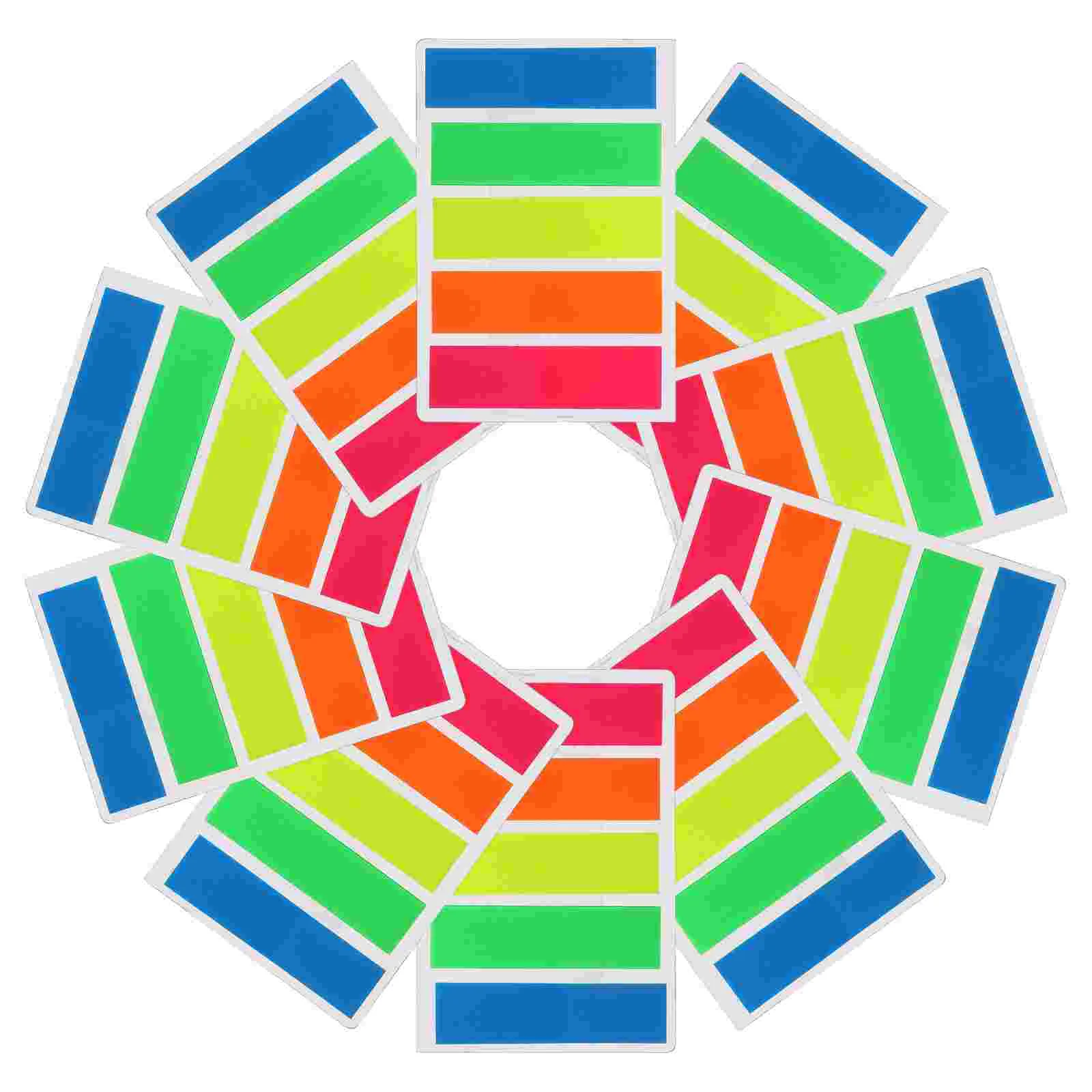 10 Sets Index Sticker Stickers Office Supplies Memorandum Self-Adhesive Present