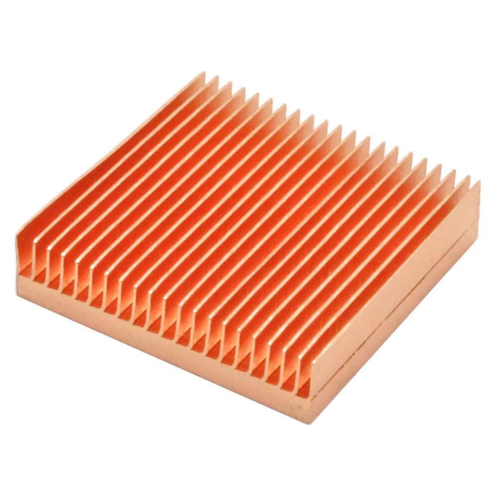 30x30x7mm Pure Copper Heatsink Heat Sink Cooling Radiator Cooler for Electronic Chip MOS IC Heat Dissipation