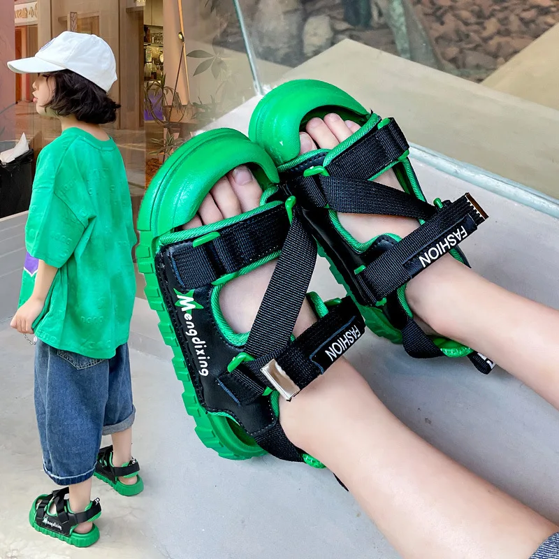 Summer Fashion Sandal Baby Kids Outdoor Shoes Girls Boys Kids Sandals Beach Flats Sports Casual Breathable Sandal for Kids Boys