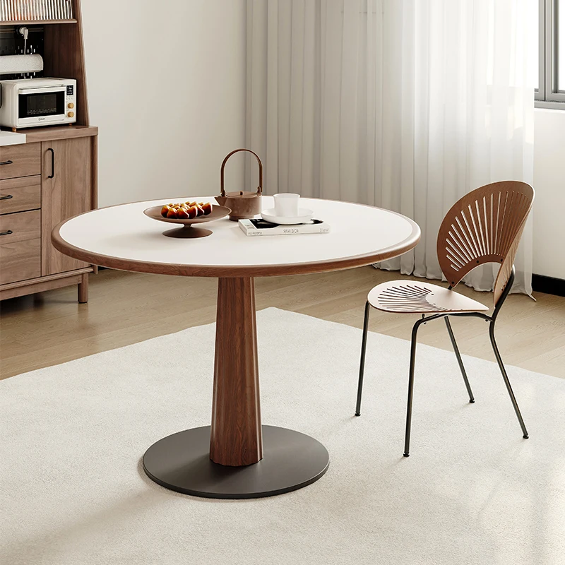 

Modern Style Table Premium Elegant Luxury Unique Dining Table Creative Aesthetic Tavolo Rotondo Pranzo Dining Room Furniture