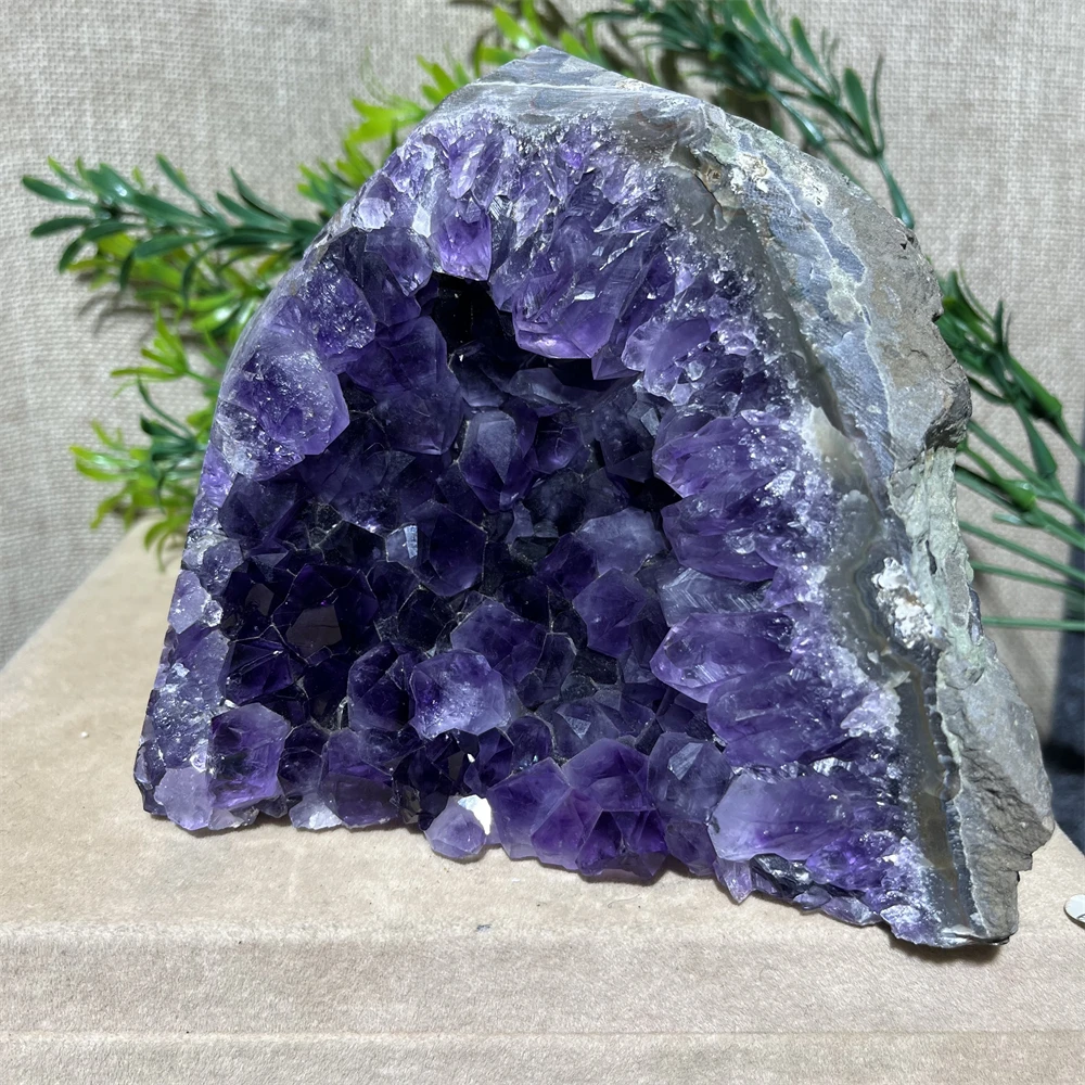 

Agate Geode Amethyst Crystal Natural Stone Healing Meditation Reiki Wicca Wichcraft Raw Gems Minerl Home Decoratio