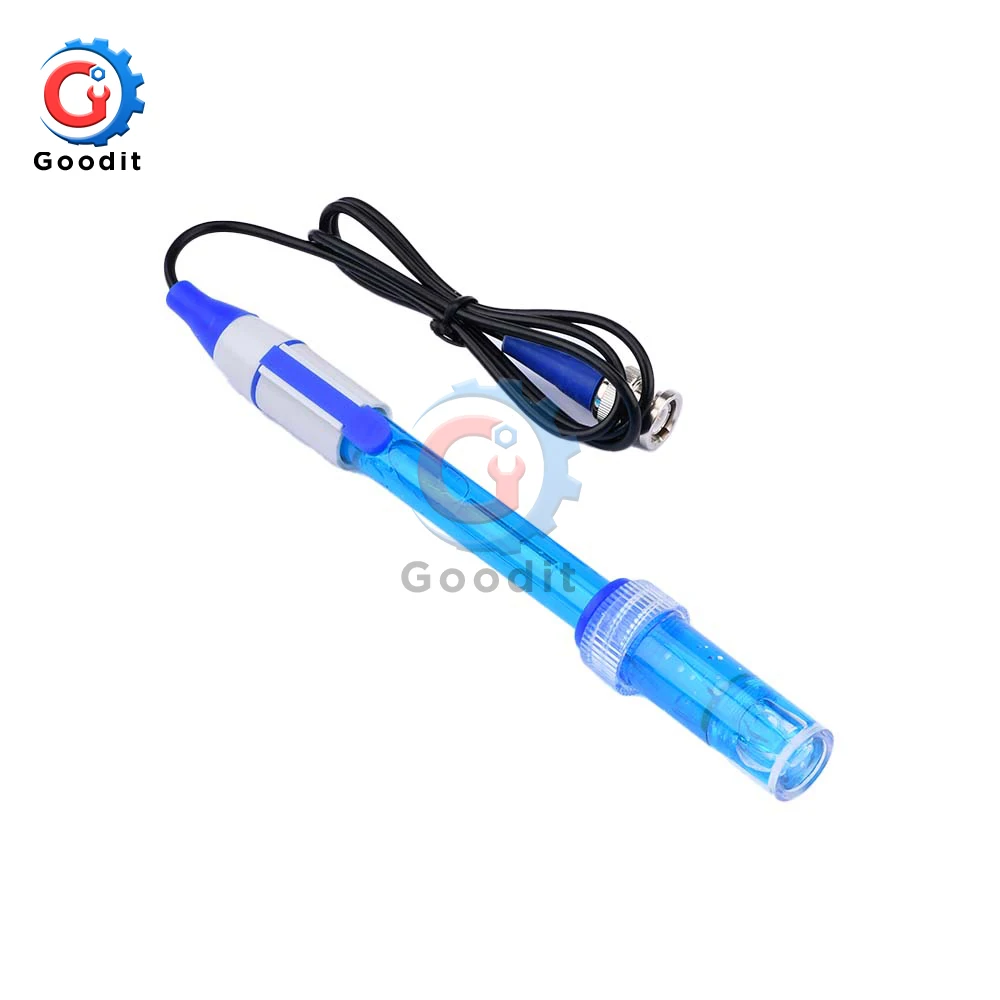 High Quality PH Electrode Probe BNC Connector for Aquarium PH Controller Meter Sensor Refillable PH Electrode Probe PH Tester