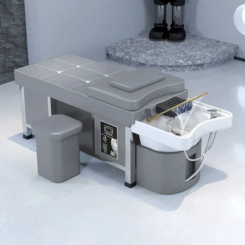 

Aesthetic Thai style hair salon ceramic steel frame water circulation fumigation head treatment beauty ear picking