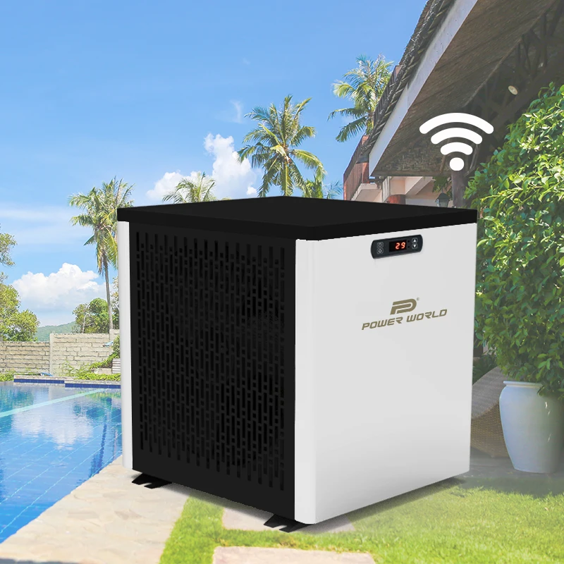 Power World 3kw R32 piscina aquecedor de água quente piscina bomba de calor sistema de aquecimento