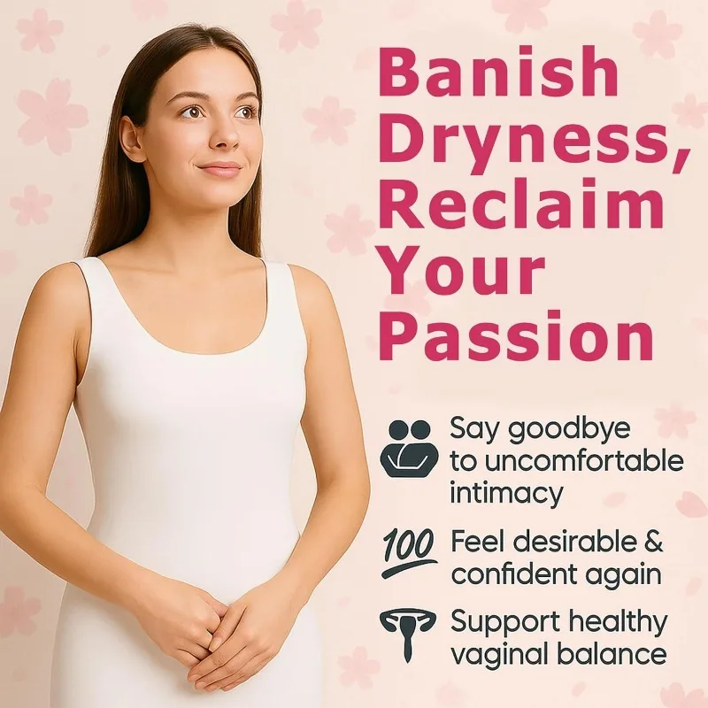 Female Probiotic Capsules - Lactobacillus Strains, Cherry Blossom ,various Collagen Proteins, Hyaluronic , Prebiotics, Vitamin C