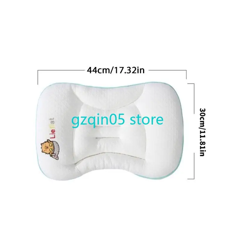 H055 وسادة للرضع قابلة للتنفس قماش ناعم للأطفال بعمر 1-7 سنوات وسادة مزدوجة الجوانب لأسرة الأطفال وراحة السفر #6