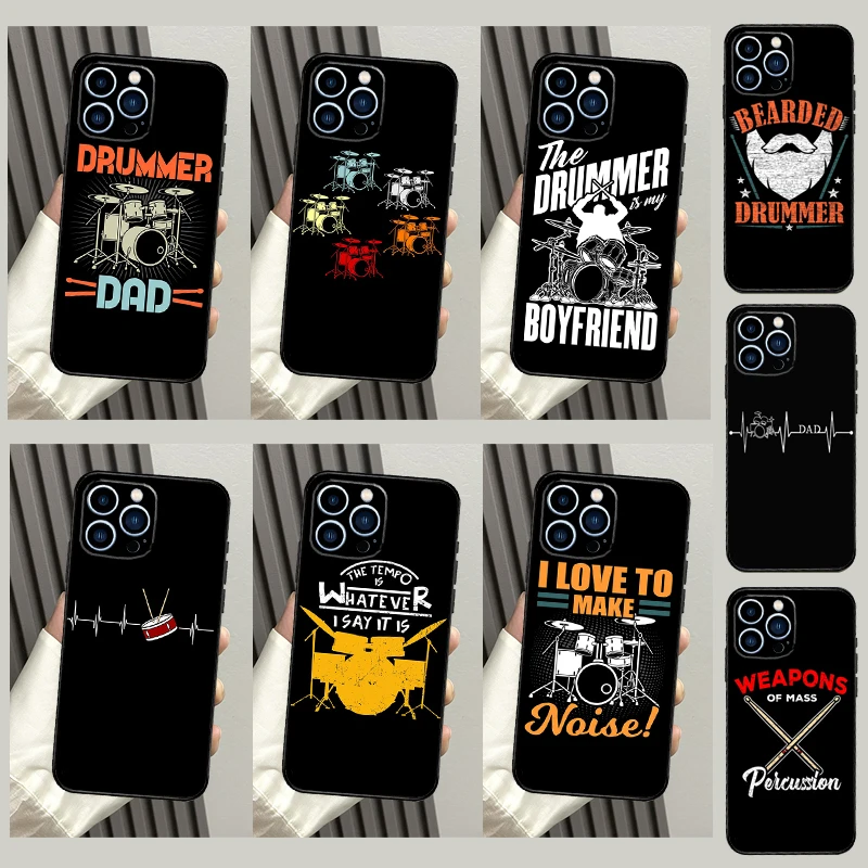 Drum Drummer Music DJ Case For Samsung Galaxy M33 M21 M31 M16 M36 M56 M53 M13 M12 M32 M52 M15 M55 M14 M35 M34 M54