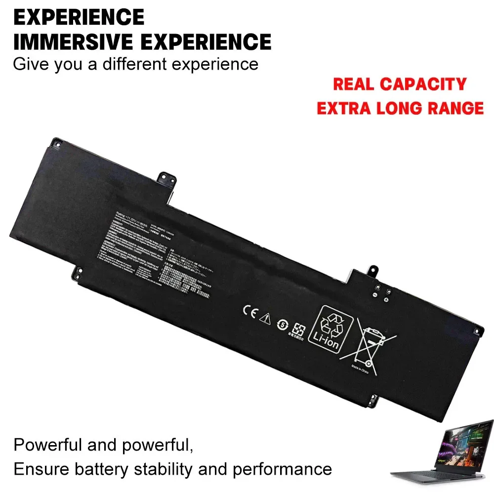 Replacement Laptop Battery C32N2108 11.55V 96Wh 8380mAh for Asus ZenBook Pro 16X OLED UX7602VI UX7602ZM 16 Inch