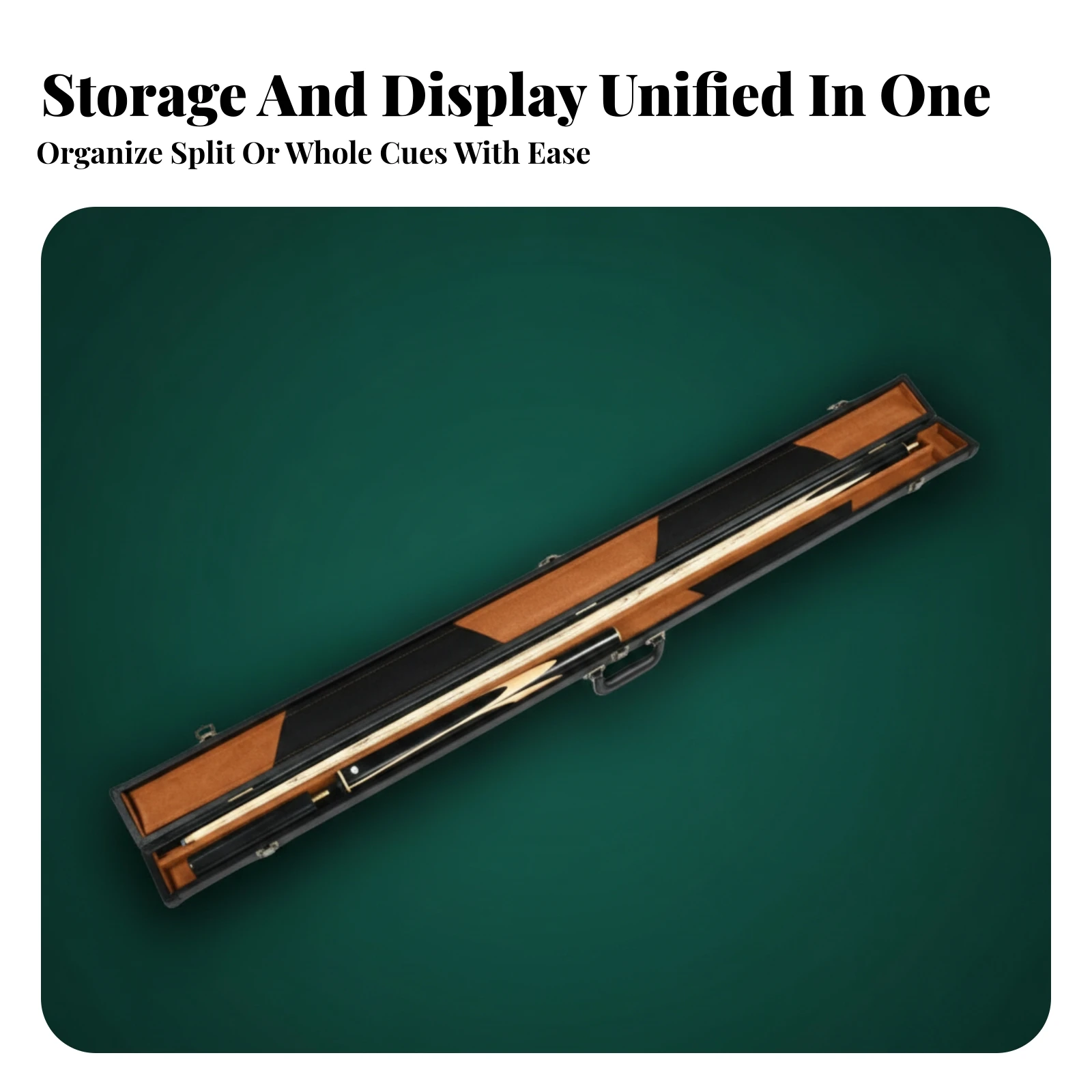 Hard Billiard Cue Case Shielding Hard Pool Cue Case