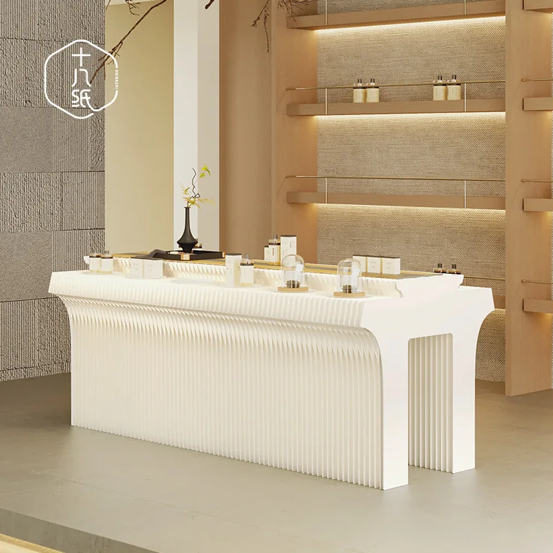 Ruime display Chinese Zen Elegant Hospitality Booth Tea Art Store Art Display Stand