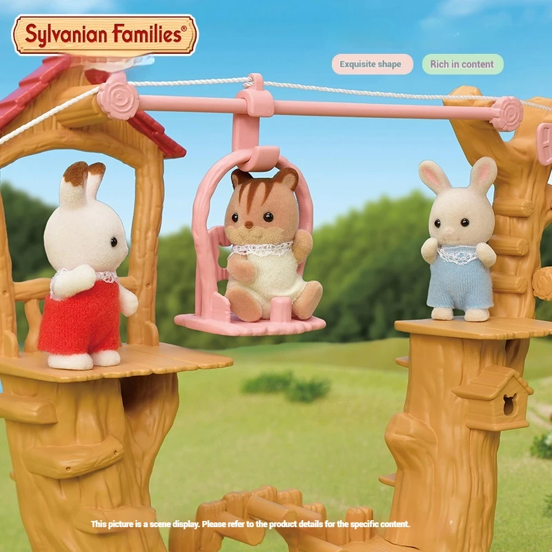 Maison de jeu de simulation de Rick de la famille Sylvanian, jouet d'anime authentique, décoration de chambre, cadeau de Noël