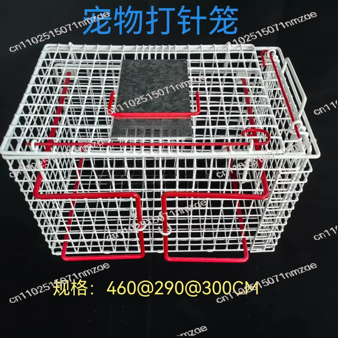 Factory Direct White PVC Dipped Cat Restraint Crush Cage, Veterinary Injection Cage for Cat Rescue & Pet Clinic